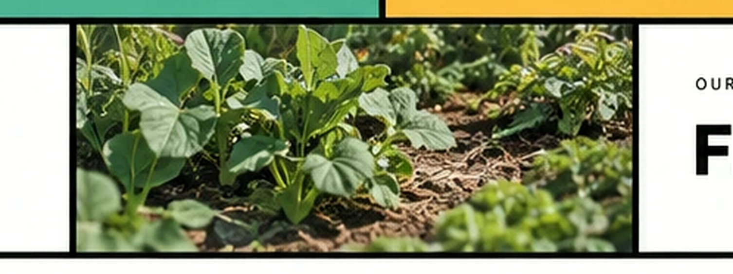 Healthy plants growing in cultivated soil